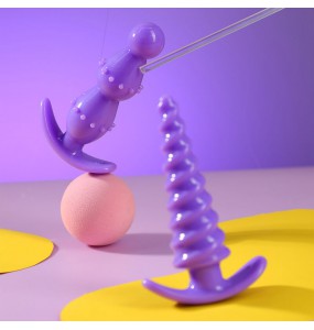 MizzZee - Ice Cream Cone Anal Butt Plug (Full Set 2 Pieces)